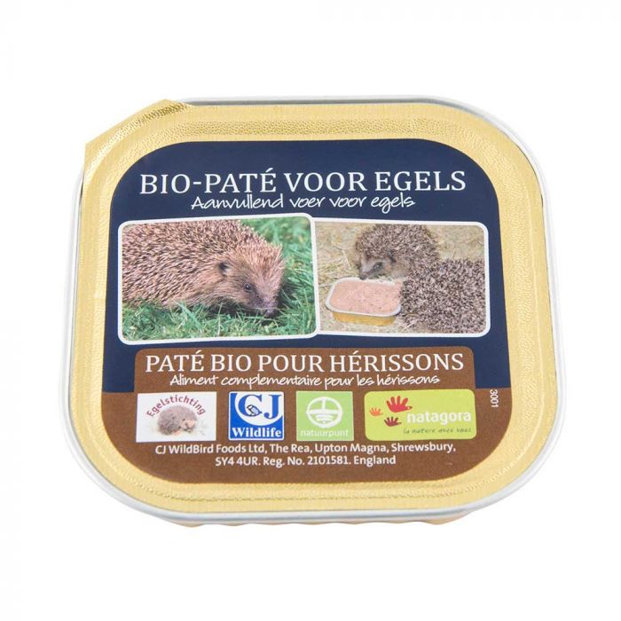 Egels bijvoeren met bio-paté